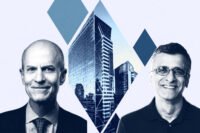 7 Times Square in Manhattan NYC, BXP CEO Owen Thomas, Snowflake CEO Sridhar Ramaswamy