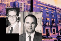 ASG Equities CEO Raymond Gindi and Acadia Realty Trust CEO Ken Bernstein with 4-6 Newbury Street and 28 Newbury Street in Boston