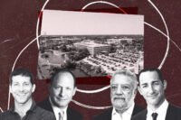 Kawa Capital's Daniel Ades, CWCapital Asset Management's David Iannarone, Joseph Horn and Frontline Real Estate Partners' Matthew Tarshis; One Parkway North Boulevard