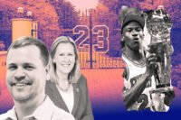 John Cooper and Highland Park Mayor Nancy Rotering; Michael Jordan; 2700 Point Lane in Highland Park