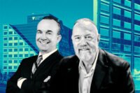Equus CEO Stephen M. Spaeder and Real Capital Solutions Marcel Arsenault with 55 Shuman Boulevard in Naperville