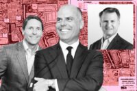 Tri Pointe CEO Douglas Bauer; Toll Brothers CEO Douglas Yearley; Land Advisors Organization broker Kirk Laguarta; Holderieth/Telge tract META planning + design