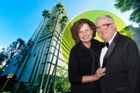 Sylvia Neil and Dan Fischel with 9255 Doheny Road