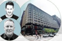 Basis Technologies' Shawn Riegsecker and Lessen's Jay McKee with 11 East Madison Street