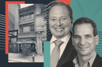 Durst Organization's and Douglas Durst Ben-Josef Holdings' Ronen Ben-Josef with Jimmy’s corner on west 44th Street
