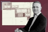 Juan Carlos Mas with site plans for 162-acre mixed-use development