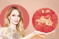 Angelina Jolie with 2000 De Mille Drive