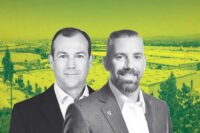 Newmark’s Jeff Cannon and JLL’s Trevor Gale with 5555 E. Slauson Ave in Commerce