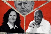 Donald Trump, Miami-Dade Circuit Judge Mavel Ruiz and Dr. Marvin Dunn
