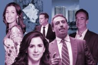 Ana Codina and Raysa Fanjul with 5400 Banyan Trail in Coral Gables; Oliver Sarkozy, Alex Spiro and Elon Musk 2821 South Bayshore Drive