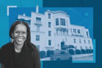 Julia Morgan School for Girls head of school Kathrina Weekes with 525 Bellevue Avenue