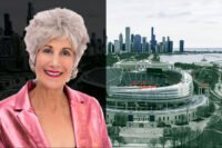 Cook County Treasurer Maria Pappas and Soldier Field