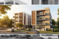 Renderings of plans for 1045-1055 Locust Street in Pasadena