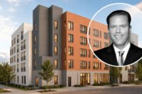 Relevant Group’s Grant King and Renderings of plans for 1316 Linwood Avenue