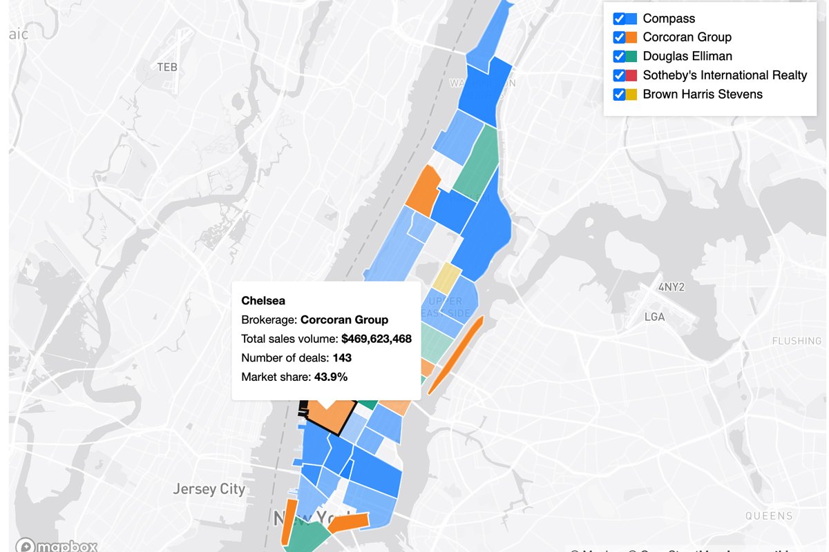 TRD’s top broker turf wars: How firms are carving up Manhattan