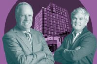 Centrum Realty & Development’s Arthur Slaven and Hubbard Street Group's John McLinden with 1640-1644 West Division Street