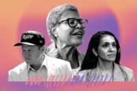 Spencer Pratt, Karen Bass and Nithya Raman