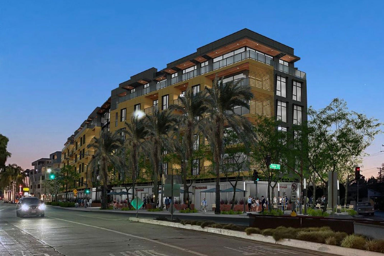 Rendering of plans for 3984 South Meier Street between Los Angeles’ Mar Vista and Culver City