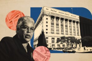 Cook County Board President Toni Preckwinkle with 118 N Clark Street