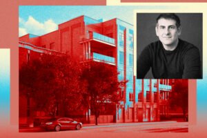 ZSD principal Zev Salomon with a rendering of the 1282 Washington