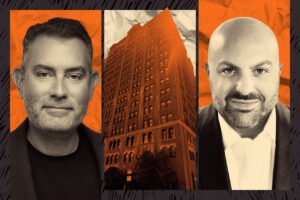 Pebble Capital's Todd Rosenberg and Churchill Real Estate's Justin Ehrlich with 201 East Delaware Place