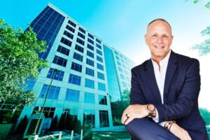 Compass’ John Coake and 9600 North Mopac Expressway in Austin