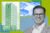 Domus' Phillip Ciaccio with rendering of 215 North Racine Avenue and aerial of 1240 West Carroll Avenue