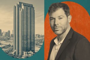 NexPoint's Matt McGraner with Cityplace Tower