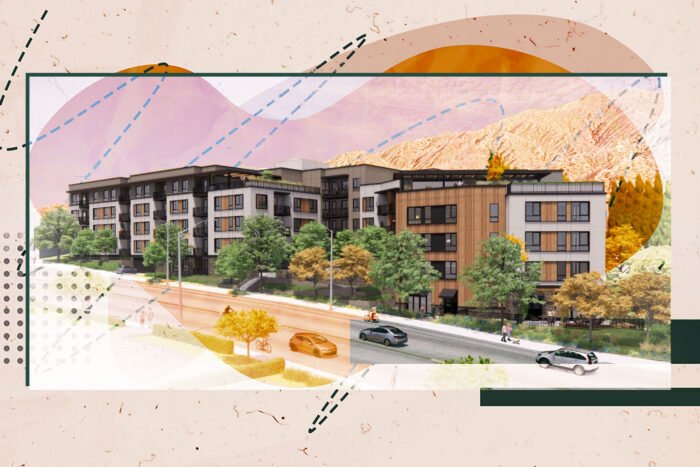 Rendering of plans for 3411-3427 Foothill Boulevard