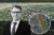 Groundwork Development Partners' Steven Spears with a rendering of plans for the Tallgrass master planned community in Burleson, TX