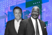 Related Ross' Jordan Rathlev and Mayor Keith James