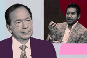 John Paulson and Fahad Ghaffar
