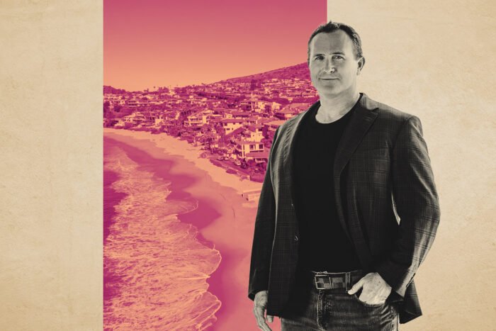 The Agency's John Stanaland with Emerald Bay in Laguna Beach