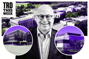 Hackman Capital Partners' Michael Hackman with 4024 Radford Ave in Studio City, 9050 Washington Boulevard in Culver City and 7800 Beverly Boulevard in Los Angeles
