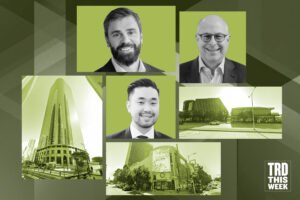Trigild’s Chris Neilson and One California Plaza, Jamison's Garrett Lee and City Center on 6th and Hackman Capital Partners’ Michael Hackman and Culver Steps