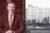 Gotham Organization CEO David Picket with rendering of 12030-12040 Flatlands Avenue/395 Louisiana Avenue