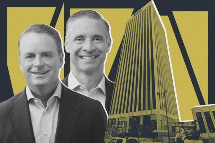 Rockpoint’s Tom Gilbane and Aric Shalev with 5900 Wilshire Boulevard