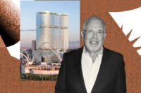 Crescent Heights’ Russell Galbut with tower rendering 