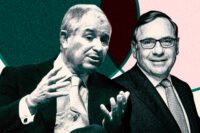 Blackstone CEO Stephen Schwarzman and H&R REIT CEO Tom Hofstedter