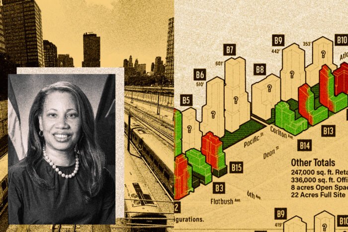 ESD's Hope Knight with Atlantic Yards