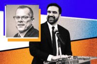 Human Resources Administration Administrator Scott French and Mayor Zohran Mamdani