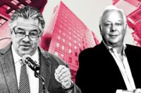 Marc Holliday and Aby Rosen with 350 Madison Avenue
