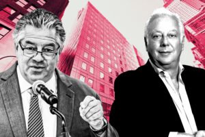 Marc Holliday and Aby Rosen with 350 Madison Avenue