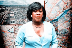 Philadelphia Mayor Cherelle Parker with Bartram Village in Southwest Philadelphia