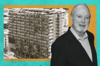 PLC Investments' Paul Cejas with rendering of 1600 Washington Avenue