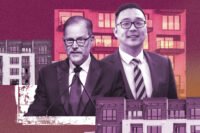 New York City Comptroller Mark Levine and Department of Finance Commissioner Richard Lee