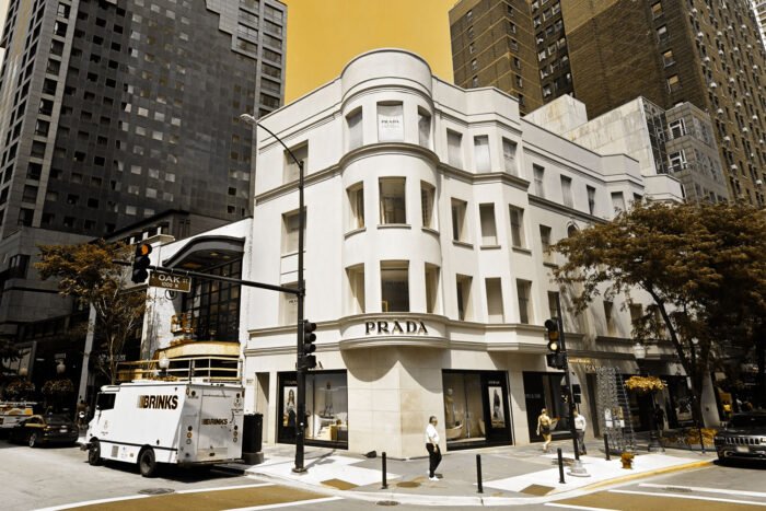 Prada Flagship Store at 30 East Oak Street in Chicago