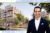 Presidio Bay Ventures' Cyrus Sanandaji and a rendering of plans for 345 Middlefield Road, Menlo Park