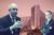 Blackstone CEO Stephen Schwarzman with Hyatt Regency San Francisco at 5 Embarcadero Center and Bryan Giglia, CEO, Sunstone Hotel Investors