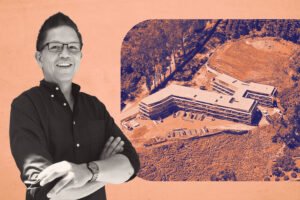 MAK Studio Architects principal Michael Kao with 455 Pinehill Road